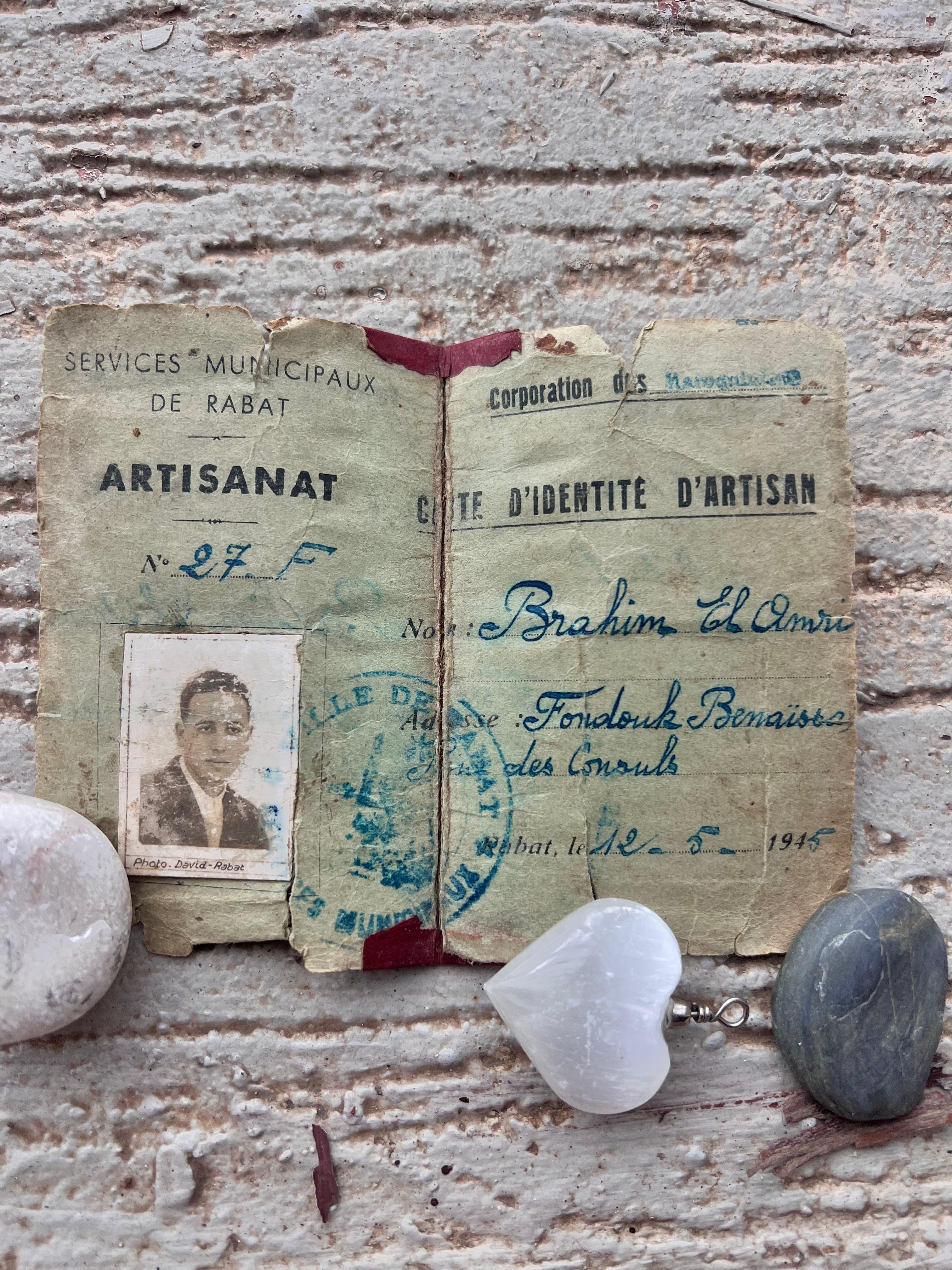 Carte d'artisan officielle — Baba Brahim