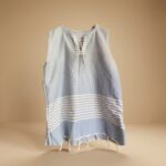 Gilet Indigo Dades Entrelacs