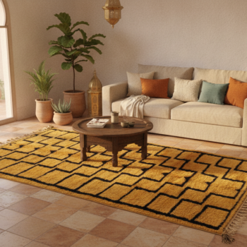 Tapis Khouloud : L'Essence du Salon Marocain